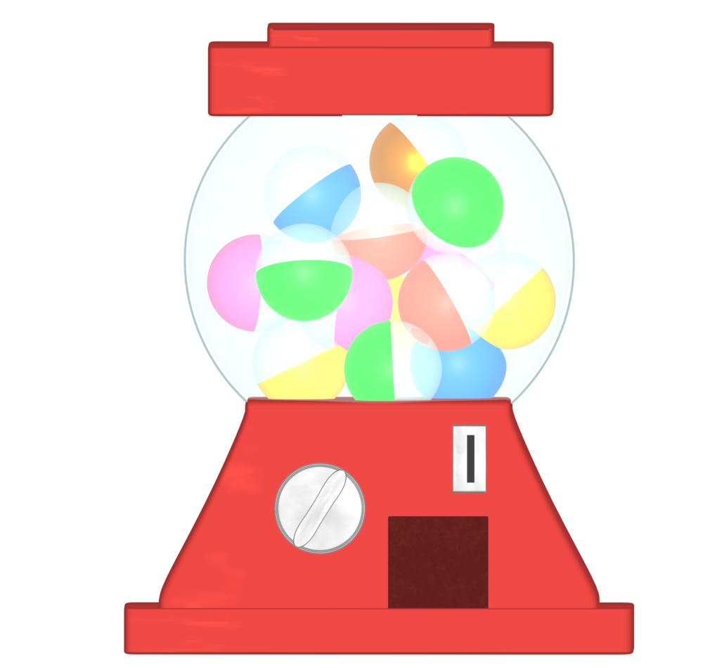 カプセルトイのイラスト