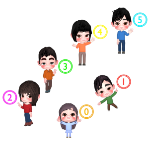 カウントダウンのイラスト