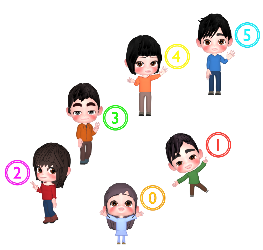 カウントダウンのイラスト