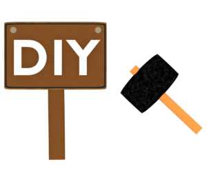 DIYの看板のイラスト