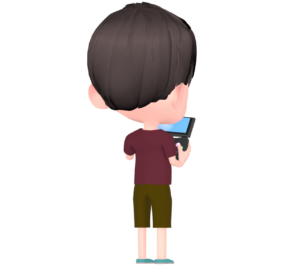 ドローンを操作する人のイラスト