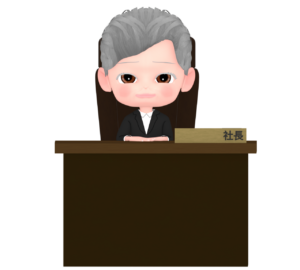 女性社長のイラスト