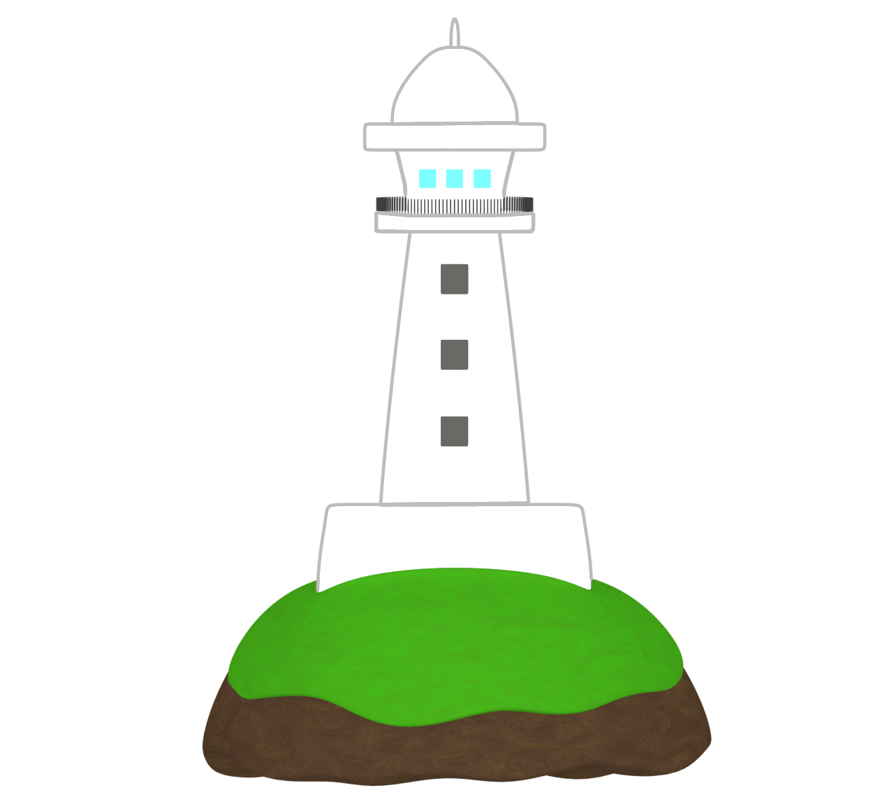 灯台のイラスト
