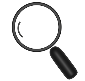 虫眼鏡のアイコン