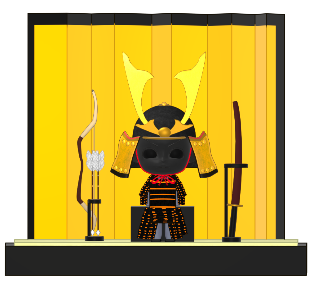 5月人形のイラスト