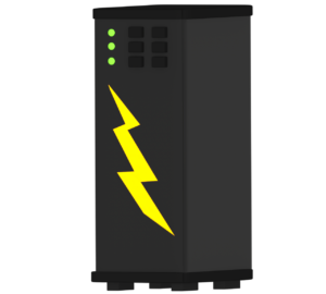 蓄電池のイラスト
