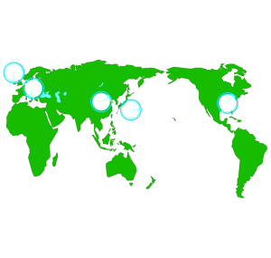 時差のイラスト