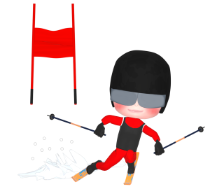 アルペンスキーのイラスト