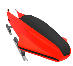 ボブスレーのイラスト