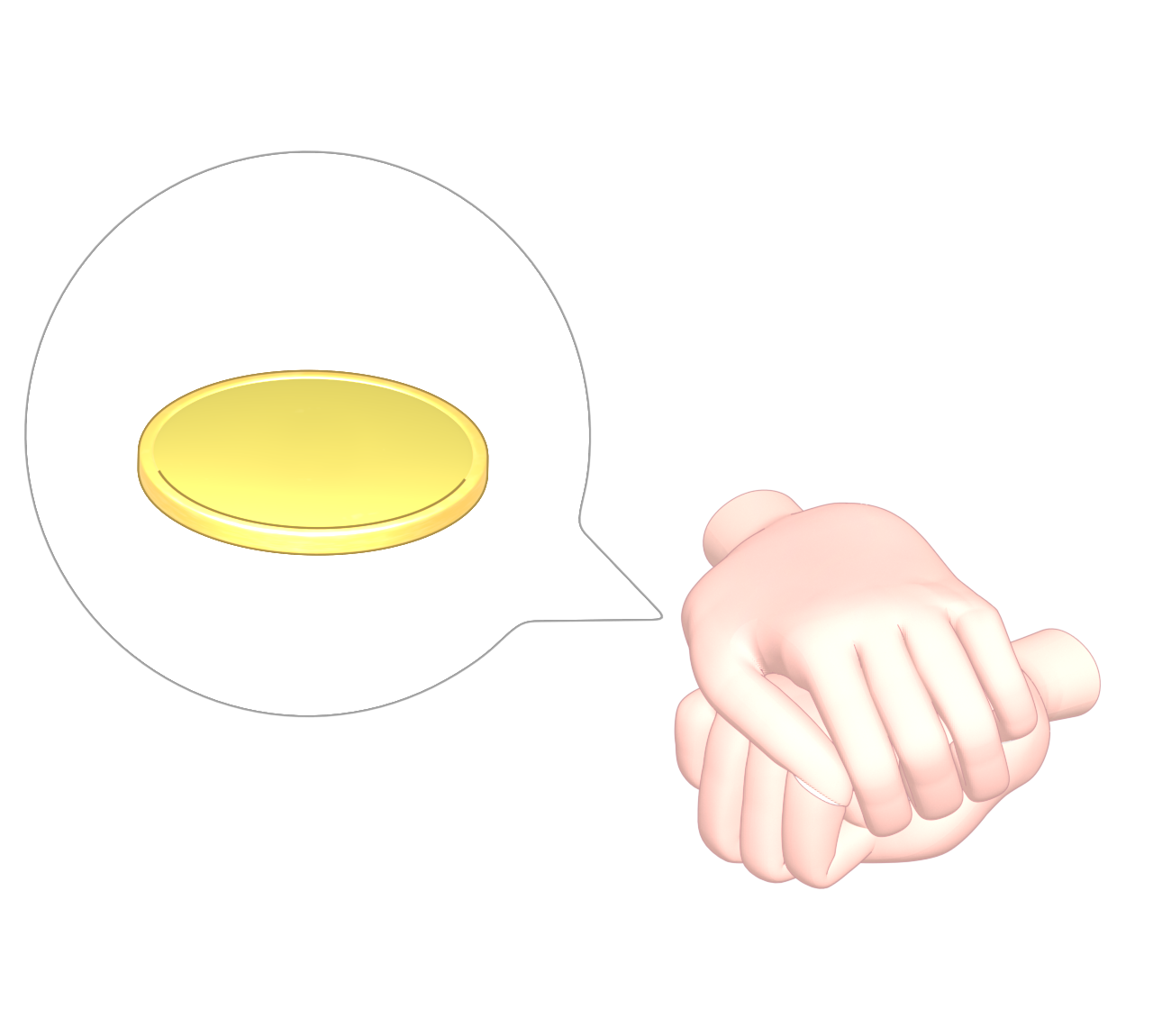 コイントス 裏・表どっち？のイラスト