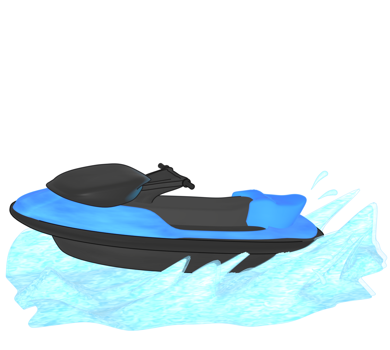 水上バイクのイラスト