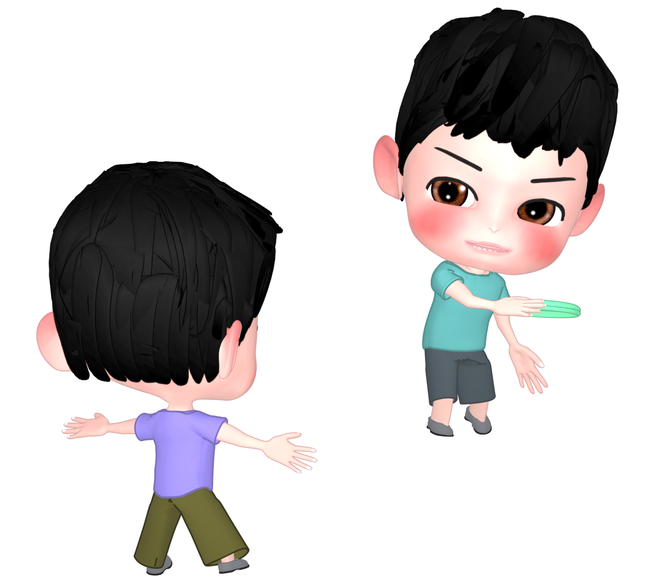 ドッジビーのイラスト