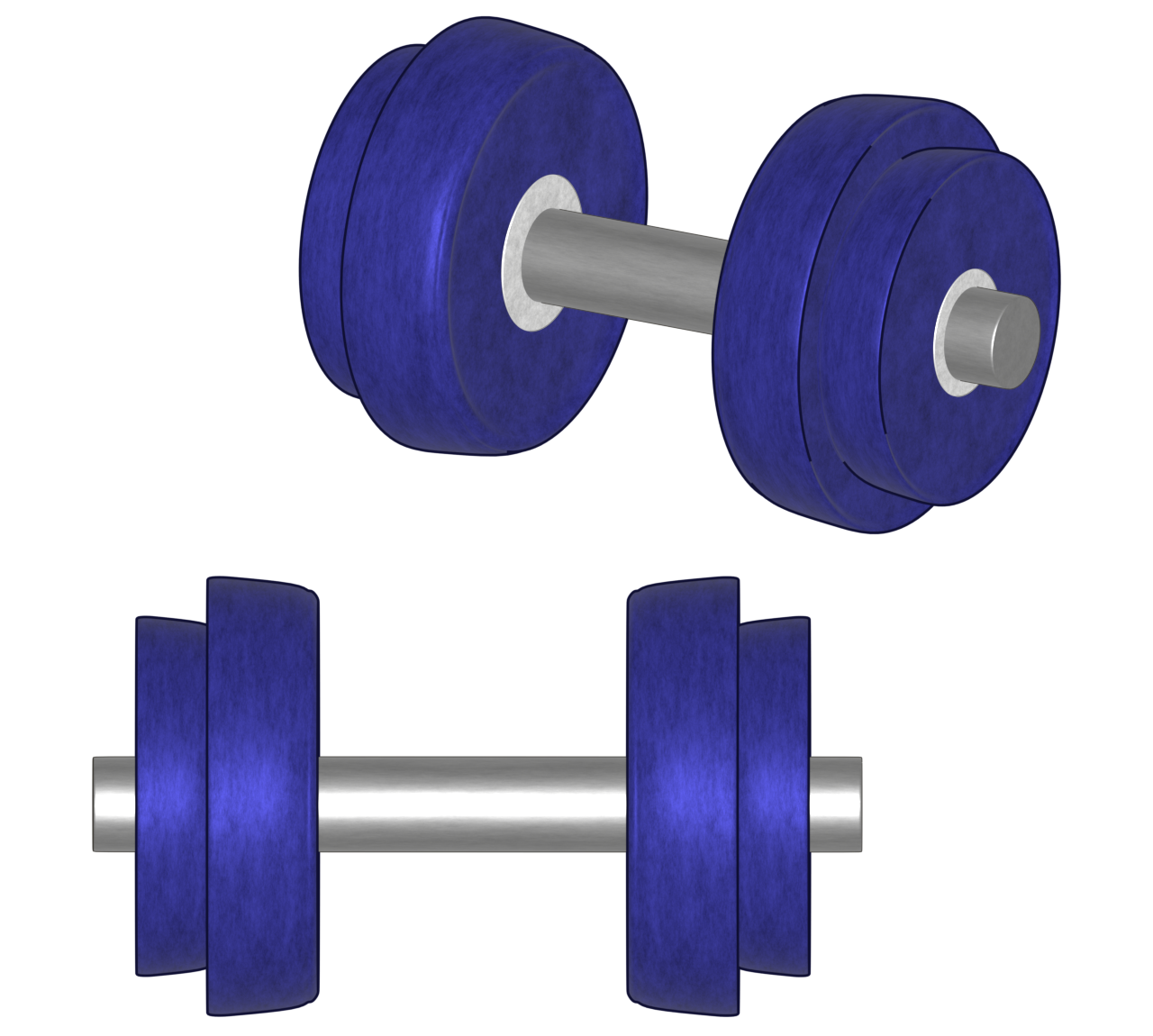 ダンベルのイラスト