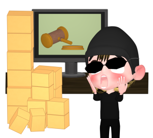 失敗をする転売ヤーのイラスト