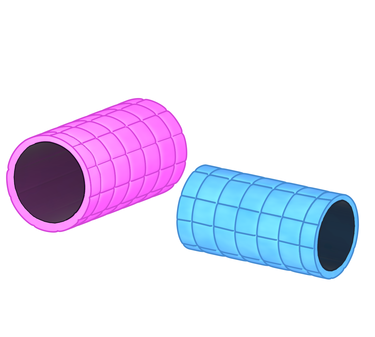 フォームローラーのイラスト