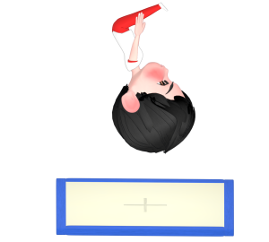 体操競技 トランポリンのイラスト
