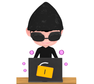 ハッカーのイラスト