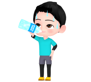 水分補給のイラスト