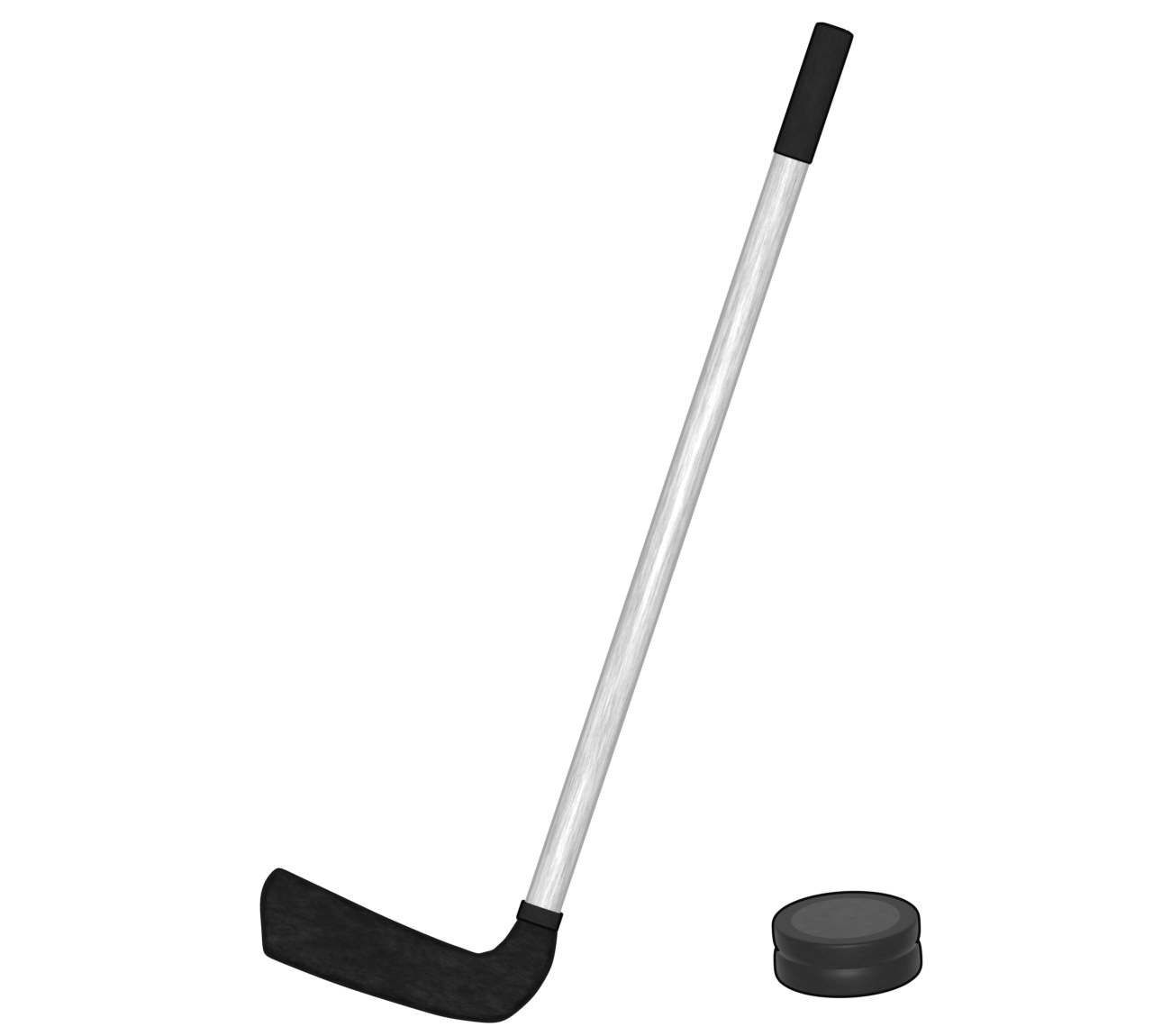 アイスホッケー スティックのイラスト