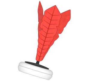 インディアカの羽根のイラスト