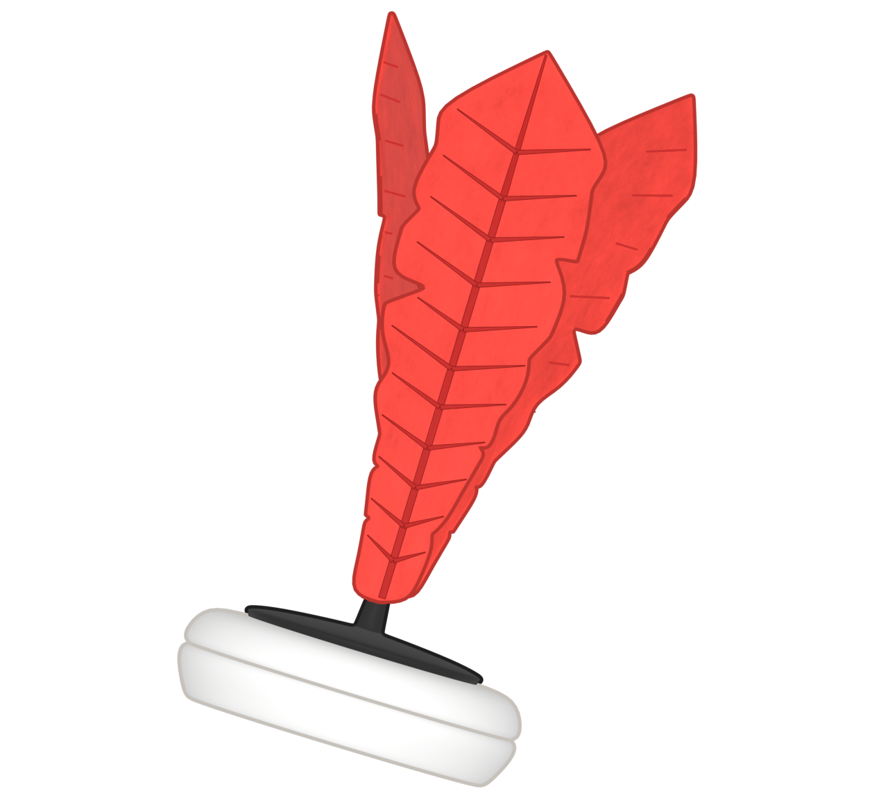 インディアカの羽根のイラスト