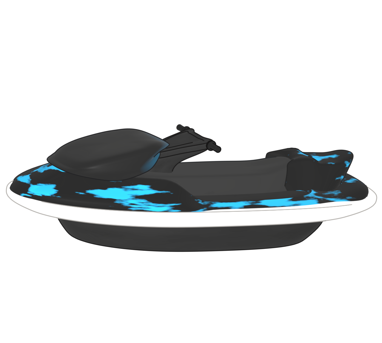 ジェットスキーのイラスト