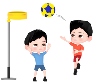 コーフボールのイラスト