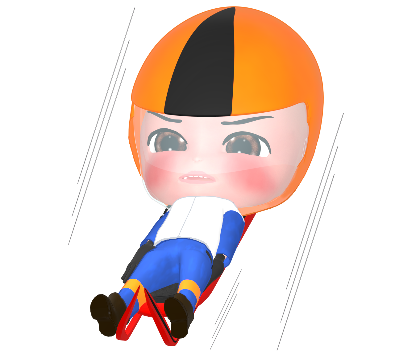 リュージュのイラスト