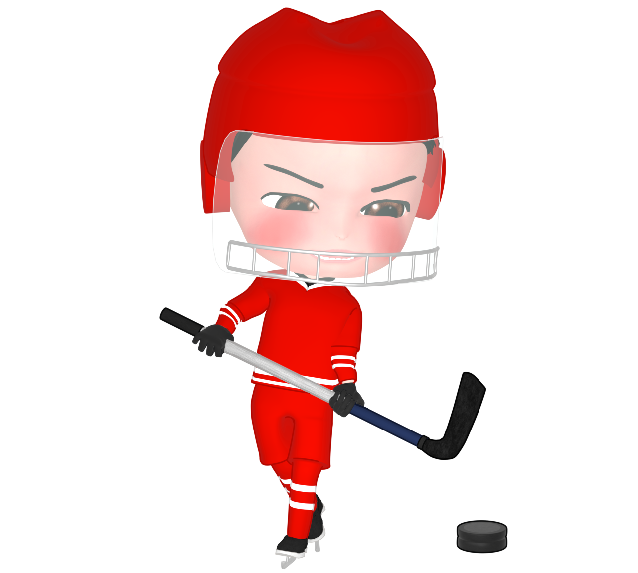 アイスホッケー 男子のイラスト