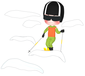 モーグルのイラスト