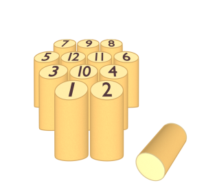 モルックのイラスト