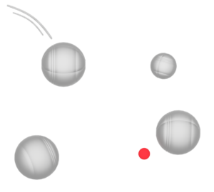 ペタンクのイラスト
