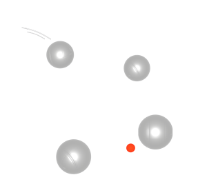ペタンクのイラスト