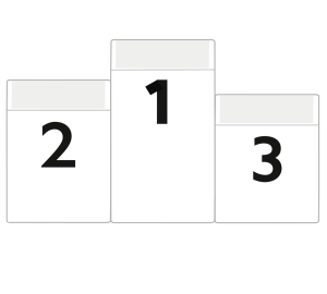 表彰台のイラスト