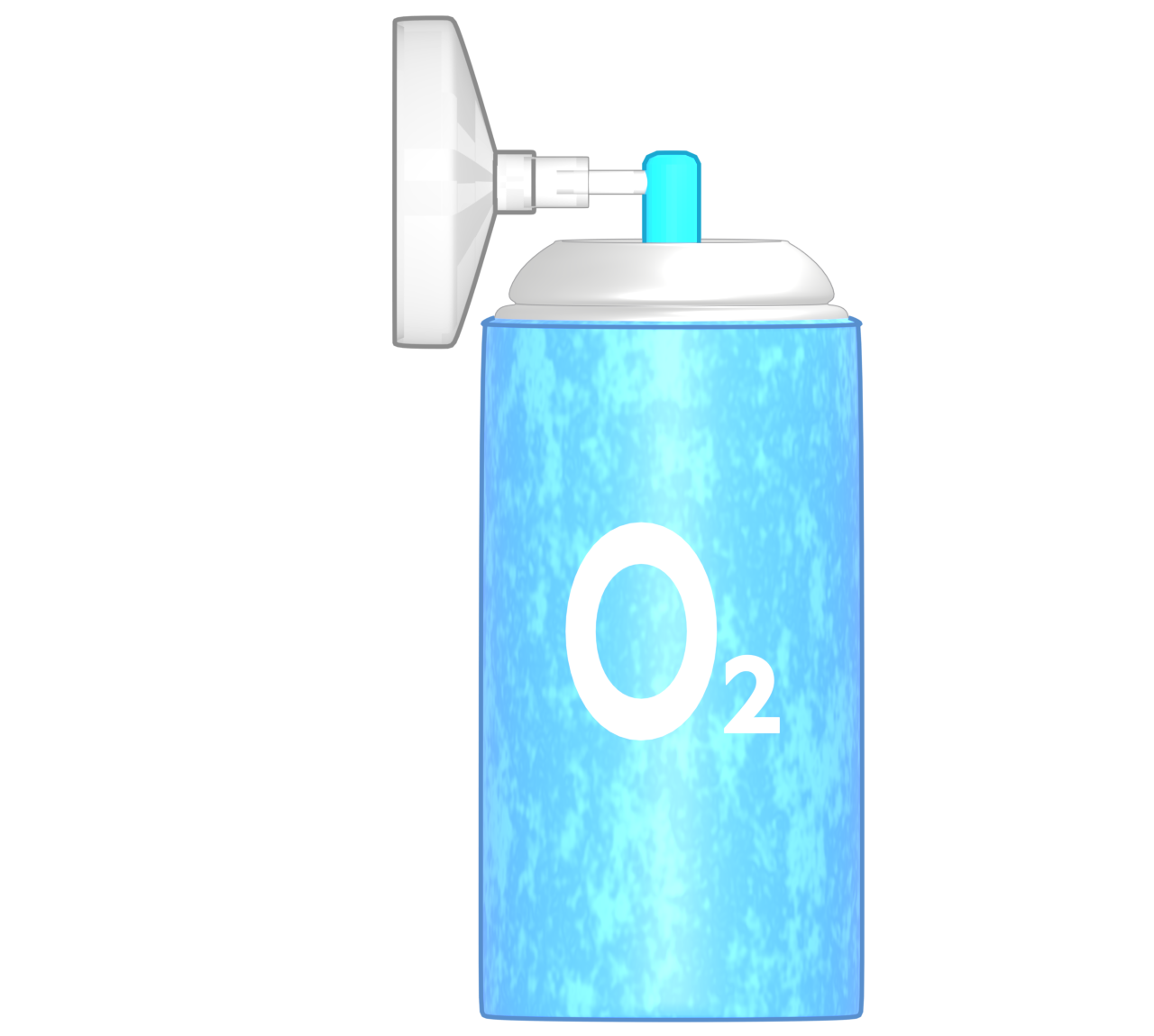 携帯酸素ボンベのイラスト