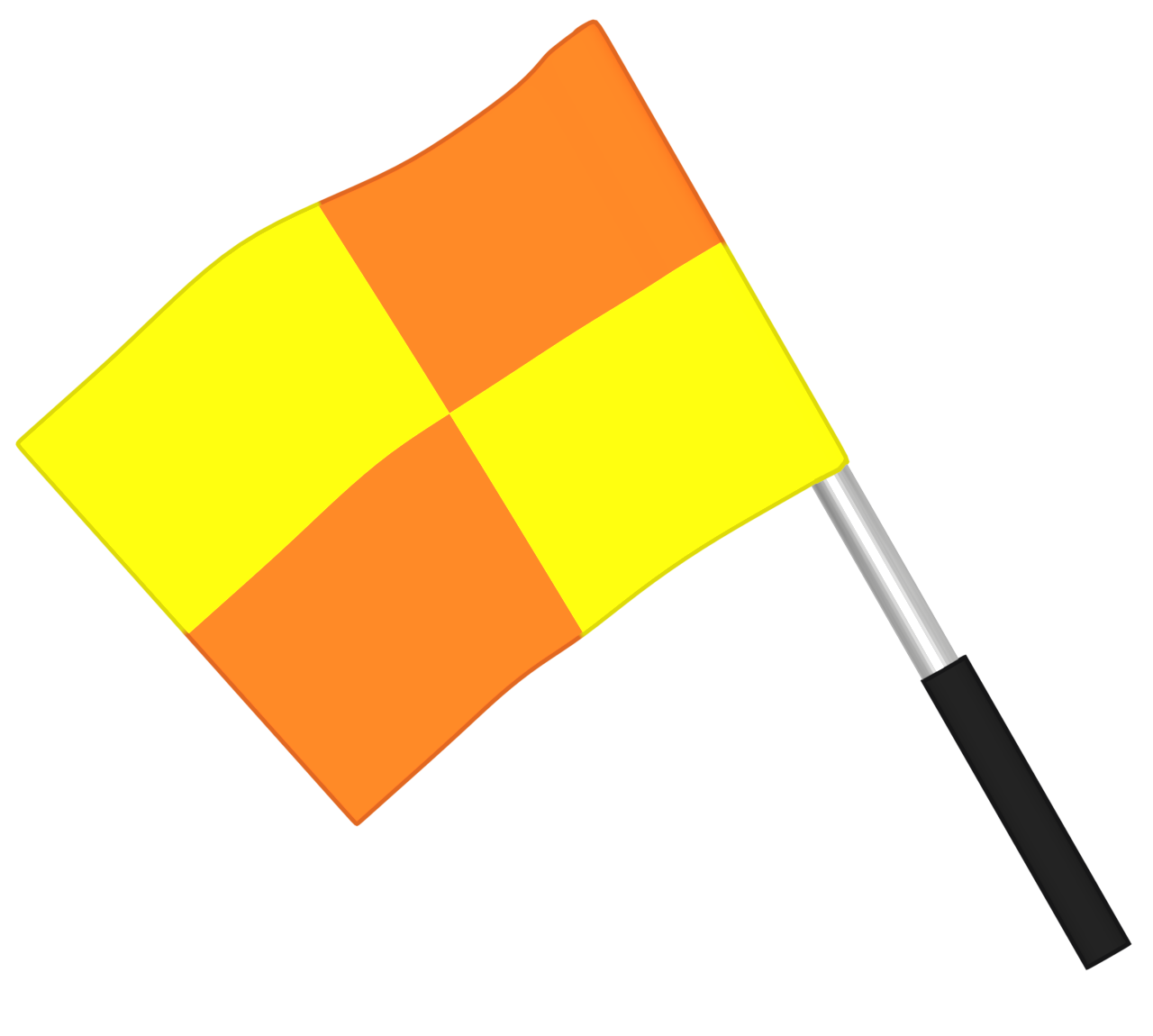 レフェリーフラッグのイラスト