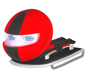 スケルトン スポーツのイラスト