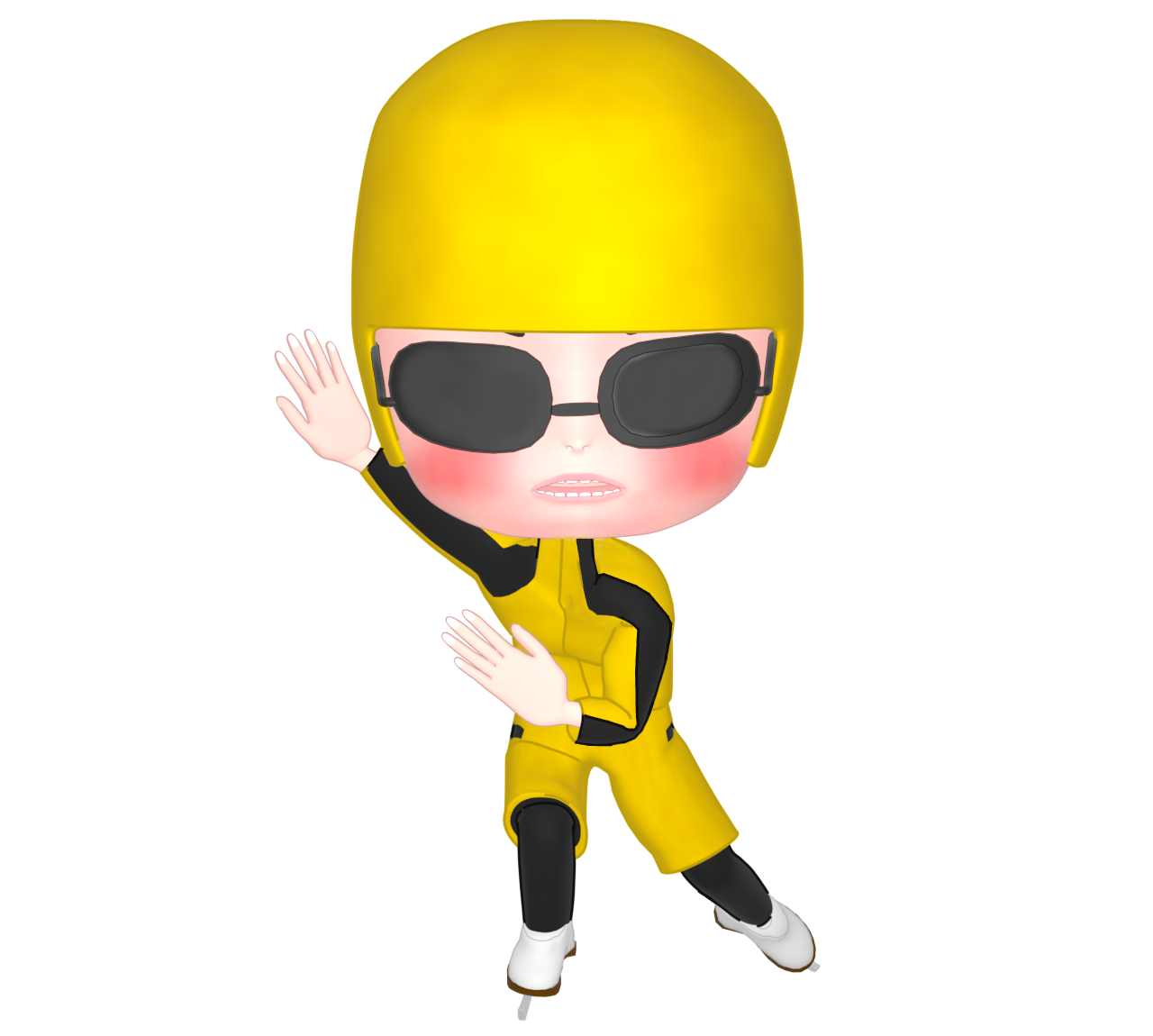 スピードスケートのイラスト