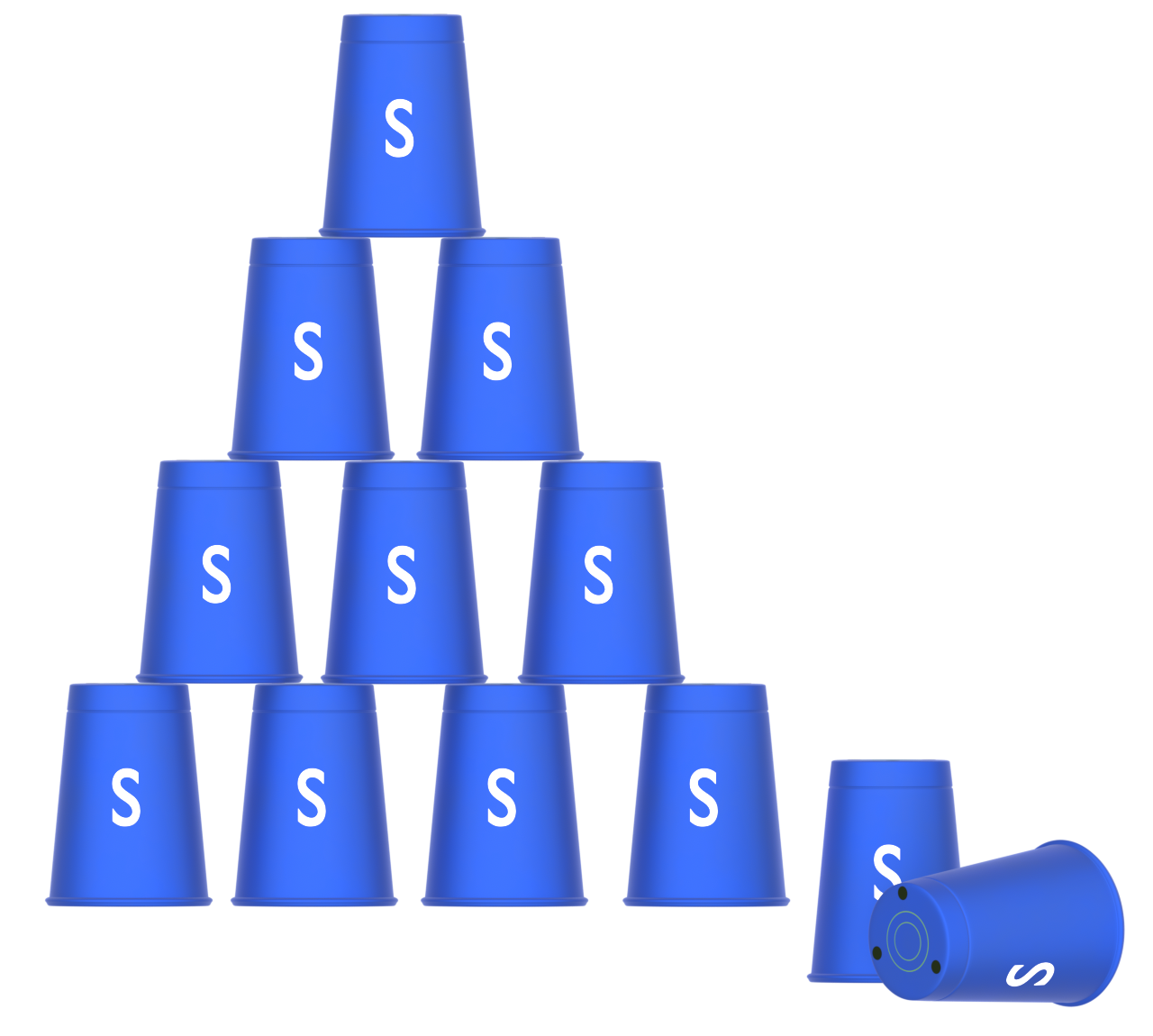 スピードスタックスカップのイラスト