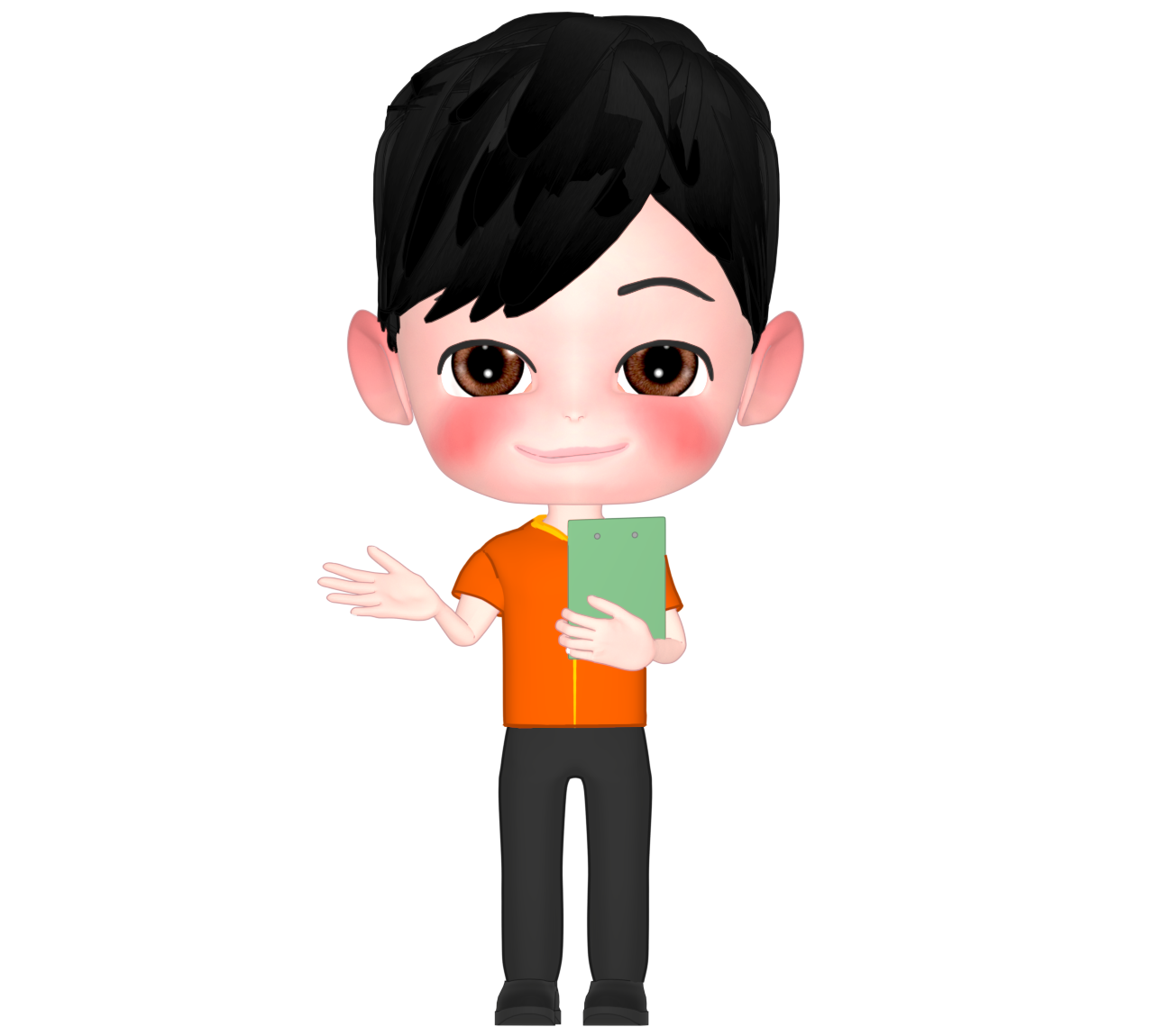 スポーツジムのインストラクターのイラスト