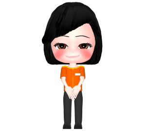 スポーツジムの受付のイラスト