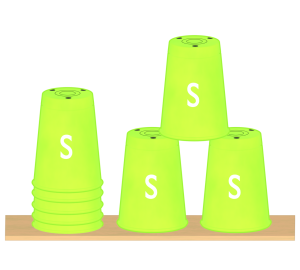 スポーツスタッキングのイラスト