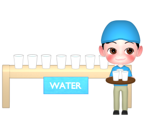 スポーツボランティアのイラスト