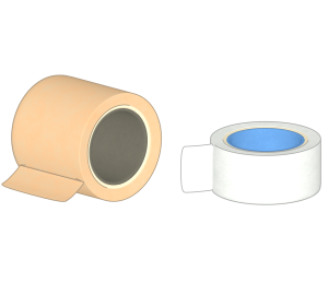 テーピングのイラスト