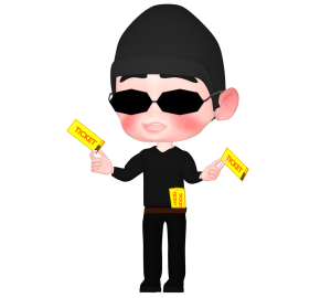 ダフ屋のイラスト