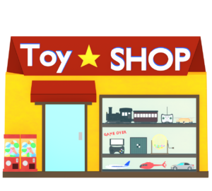 おもちゃ屋のイラスト