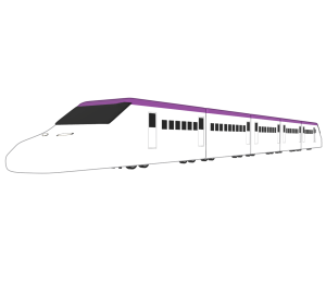 列車便・荷物専用新幹線のイラスト