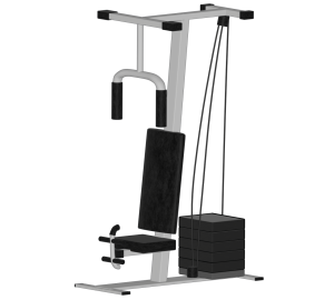 トレーニングマシンのイラスト