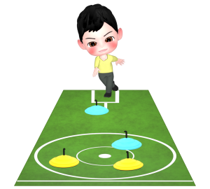 ユニカールをする人のイラスト