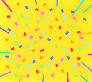 優勝パレードの背景のイラスト